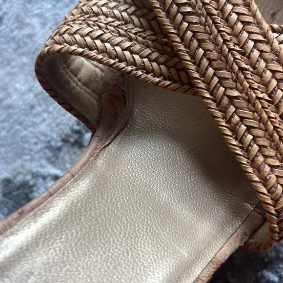 Stuart Weitzman Minx cork woven sandal - Picture 8 of 11